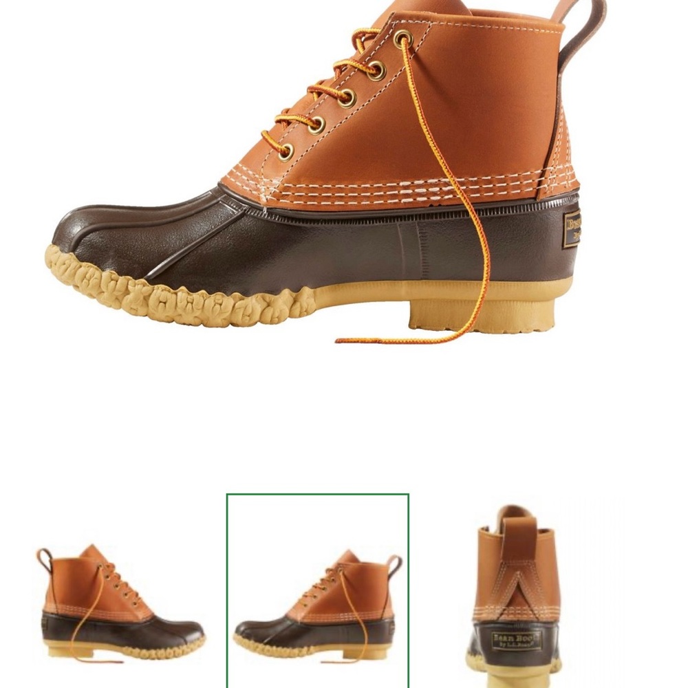 Brown and Black Duck Boots By L.L. Bean - Picture 7 of 7